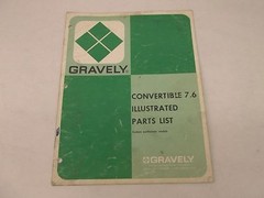 Gravely Convertible 7.6 Custom Swiftmatic Models Illustrated Parts List