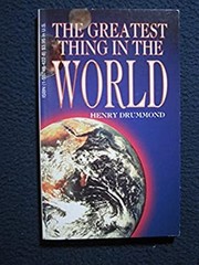 The Greatest Thing in the World Mass Market Paperbound Henry Drum