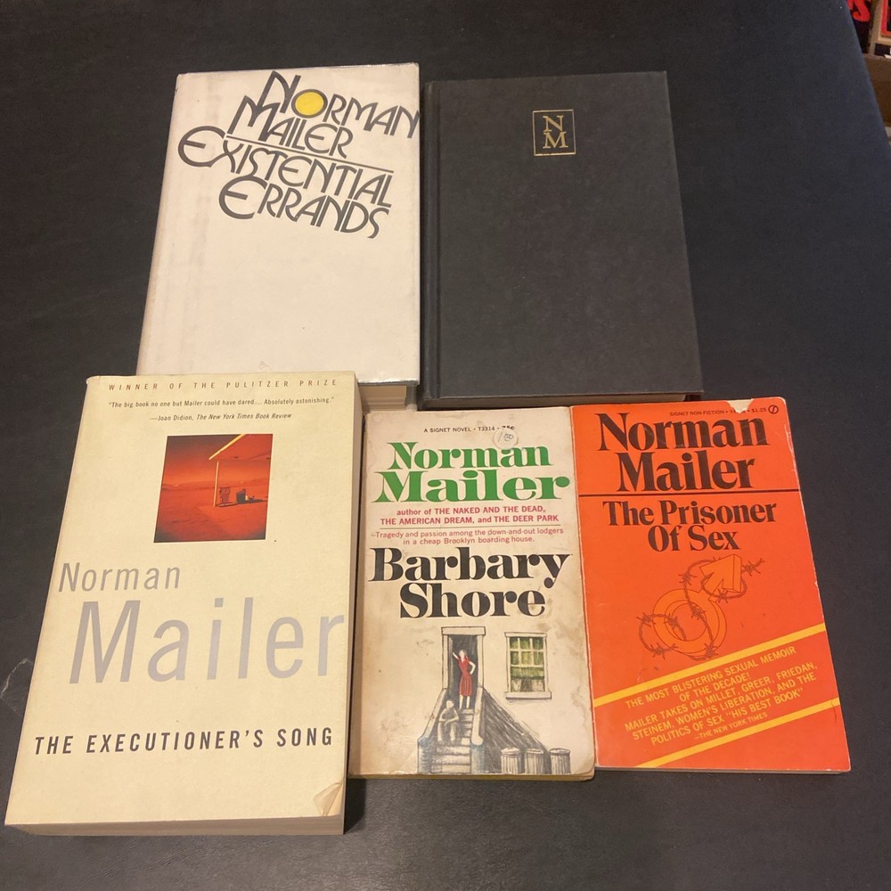 Norman Mailer Lot of 5 HCs & Paperbacks Good- Good+ Condition
