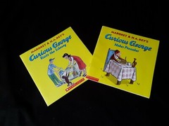 3 Curious George Paper back Books. Slightly used. 2 *24 pages & 1*48 pages Books