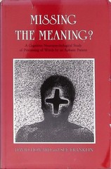 Missing the Meaning? Howard Franklin 1988 First Ed Aphasia MIT Press