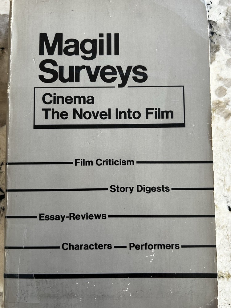 Magill Survey, CinemaThe Novel Into Film by Frank M. Magill