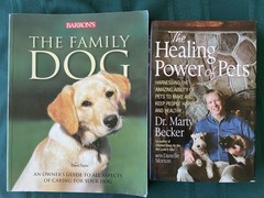 2 Books. Family Dog Owners Guide Caring for Your Dog & Healing Power Of Pets