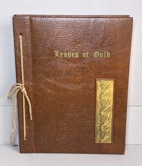 LEAVES OF GOLD HC Book Revised Edition 1948 ~ Prayers Memorable Phrases ~ Lytle