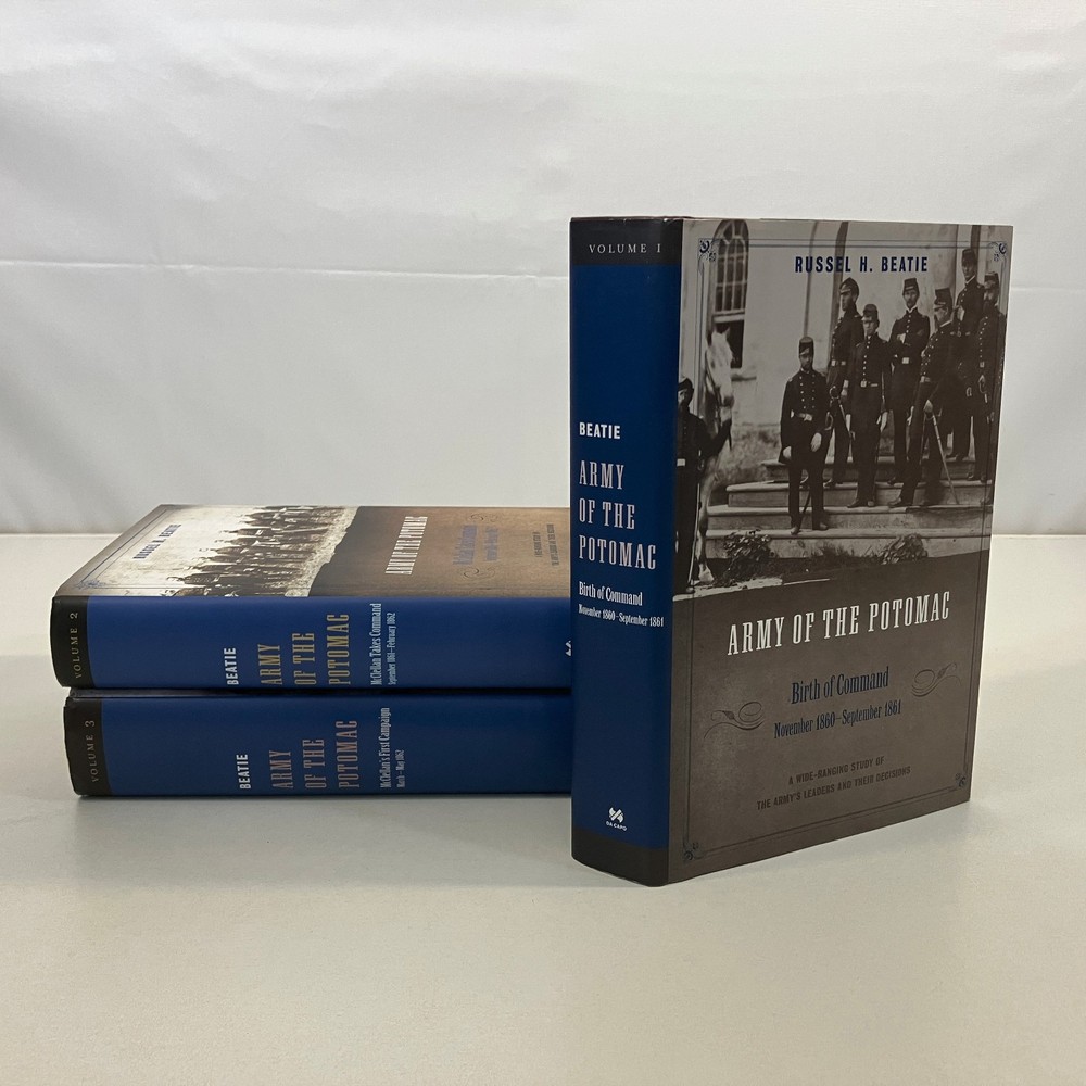 Army of the Potomac 3 Volume Set Russel H Beatie Da Capo Press HCDJ Civil War