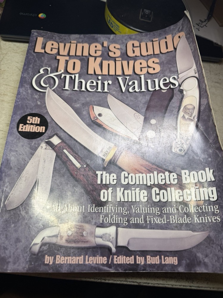 LEVINE’S GUIDE TO KNIVES & THEIR VALUES, 5TH EDITION BY Bernard Levine PAPERBACK