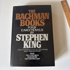 Bachman Books Stephen King NAL Rage/Long Walk/Roadwork/Running Man BCE Hardcover