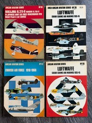 Aircam Aviation Series Book Lot 4pc Softcover Military War Luftwaffe Japan