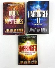 Lot of 3 Jonathan Cahn Books The Harbinger I and II and Book of Mysteries