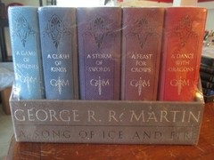 Game of Thrones George R.R. Martin A song of Ice and Fire 2015Leather cloth NIB