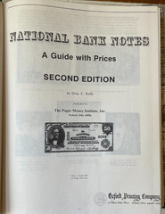 National bank notes: A guide with prices – Don Kelly – 1985 – Very Good