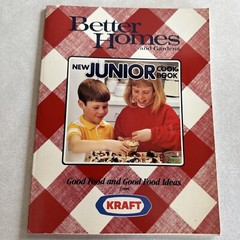 Better Homes and Gardens Junior Cookbook 1989 Childrens 80 Pages Book Kraft