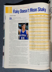 2000 Lindy’s College Basketball ~ Kansas JAYHAWKS ~ Texas LONGHORNS ~ EXCELLENT
