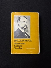 Breckinridge Statesman Soldier Symbol William C Davis 1974 LSU Press HC DJ