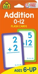 Addition 0-12 Flash Cards – Cards – ACCEPTABLE