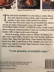 The Stonyfield Farm Yorgurt Cookbook Meg Hirshberg 223 Pages