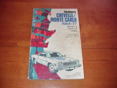 1964 1977 CHEVROLET CHEVELLE MONTE CARLO CHILTON SERVICE REPAIR MANUAL SS 396