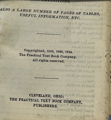 1914 Pocket Dictionary Grand Island Business College Nebraska w/Maps & More RARE