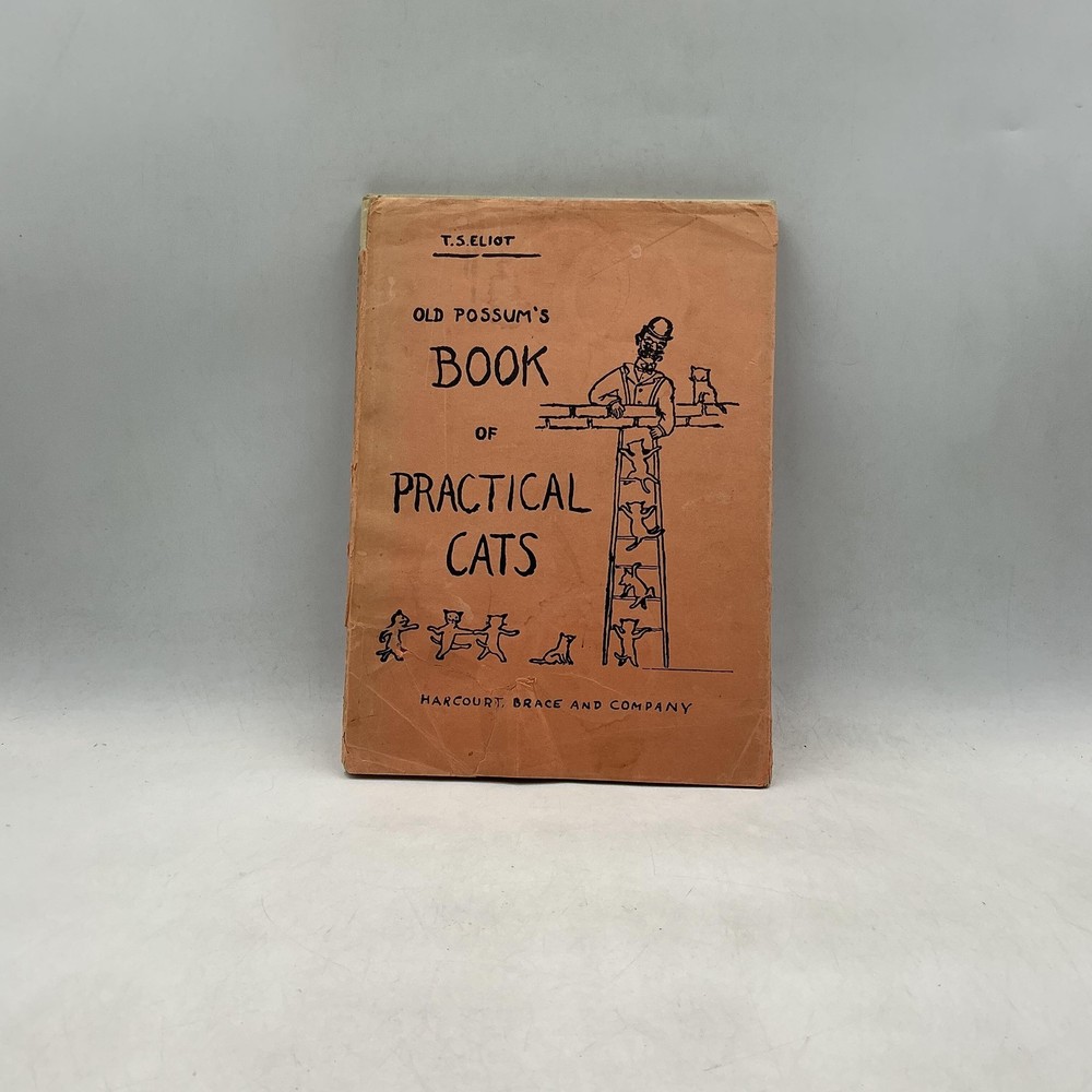 OLD POSSUM’S BOOK OF PRACTICAL CATS T.S. Eliot 1939 Hardcover Harcourt Brace