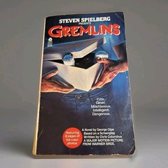 Gremlins 1984 First Printing Paperback Novel Spielberg VTG 80s