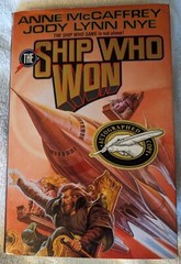The Ship Who Won by Jody L. Nye + Anne McCaffrey (1994, Hardcover), Autographed