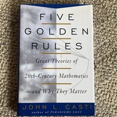 John Wiley & Sons Five Golden Rules by John L. Casti Hardcover Mathematics