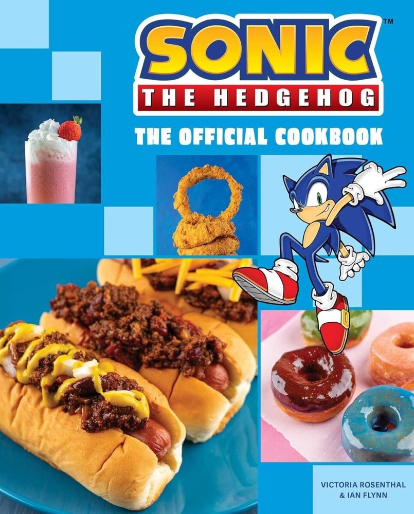 Sonic the Hedgehog: The Official Cookbook HARDCOVER 2023 by Victoria Rosenthal