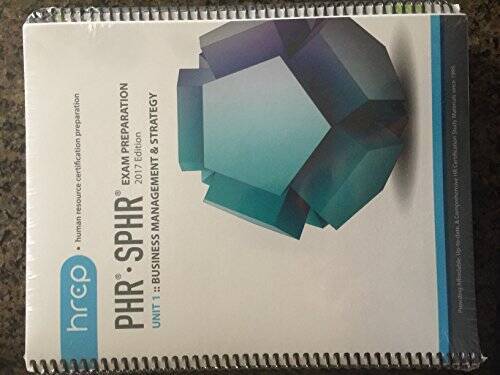 2017 PHR – SPHR Exam Preparation – Spiral-bound By HRCP – GOOD
