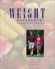 Ace Lifestyle and Weight Management Consultant Manual Hardcover