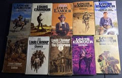 Louis L’Amour – Western Novels – 10 Book Lot – Paperback – Free Shipping