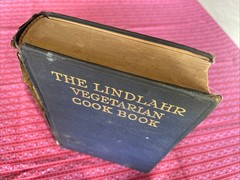 The Lindlahr Vegetarian Cook Book & ABC of Natural Dietetics (1922 15th VTG HC)