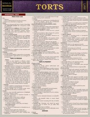 Torts (Law: Quick Study) – Paperback By Barcharts, Inc. – GOOD