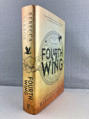 Fourth Wing by Rebecca Yarros Hardcover Fantasy Novel Dragons VERY GOOD
