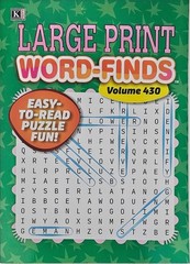 5 New Large Print Word-Finds Puzzle Books Kappa Games Vol #427-451~ Search,Hunt