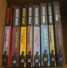 Lot of 8 The Further Adventures of Sherlock Holmes Series Books Paperback Titan