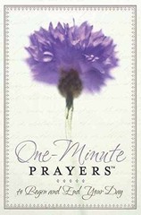 One-Minute Prayers to Begin and End Your – Hardcover, by Lyda Hope – Very Good