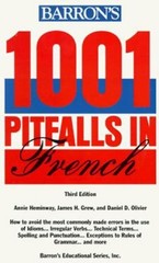 1001 Pitfalls in French Paperback Daniel D., Grew, James H. Olivi