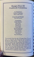 Hungry Boys III – Rockhurst High School Mother’s Favorites. Cookbook (430 Pages)