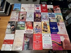Lot of 28 Historical Romance Paperback Books, Novels Mixed Genres/Authors/Titles
