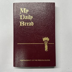 My Daily Bread Prayer Book Confraternity of The Precious Blood 1954 2015 Reprint