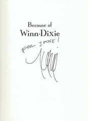 Because of Winn-Dixie – Hardcover, by DiCamillo Kate – Very Good j