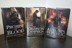 The Powder Mage Trilogy by Brian McClellan – Broken Binding – Tier 2 Unsigned