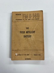 OAG) United States US Army Field Artillery Battery Firing Ammunition 1950 PB
