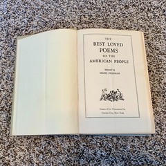 The Best Loved Poems of the American People by Hazel Felleman – Hardcover 1936
