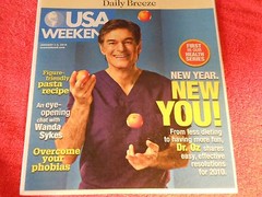 USA WEEKEND JANUARY 1-3 2010 NEW YOU WITH DR.OZ