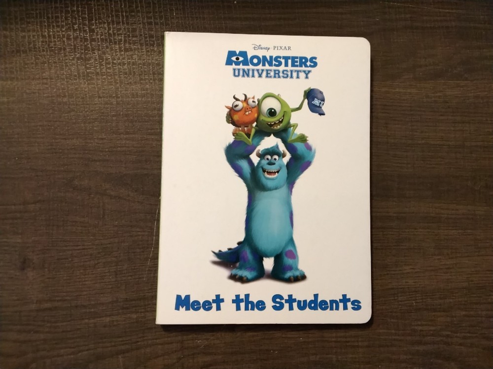 Disney – Pixar – Monsters University Meet The Students Board Book