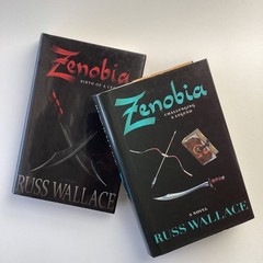 ZENOBIA Birth Of A legend | Challenging A Legend Russ Wallace 2 Book Lot 1st/1st