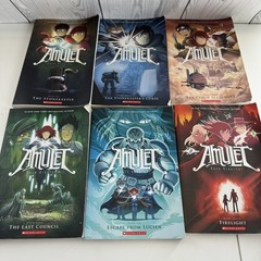 Amulet Book Set Series 1-5, 7 Paperbacks 6 Book Lot Collection by Kazu Kibuishi