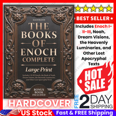 The Books of Enoch Complete Large Print Illustrated HARDCOVER I-II-III⭐️⭐️⭐️⭐️⭐️