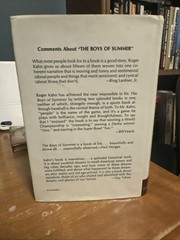 Roger Kahn SIGNED “The Boys of Summer” 1st printing HC 1972 NOT Book Club